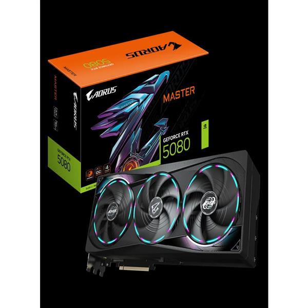 技嘉GIGABYTE GV-N5080AORUS M-16GD 顯示卡 RTX5080