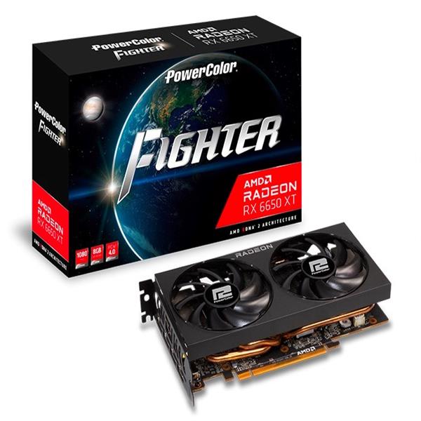 撼訊 RX 6650 XT Fighter 8G GDDR6 128bit AMD 顯示卡