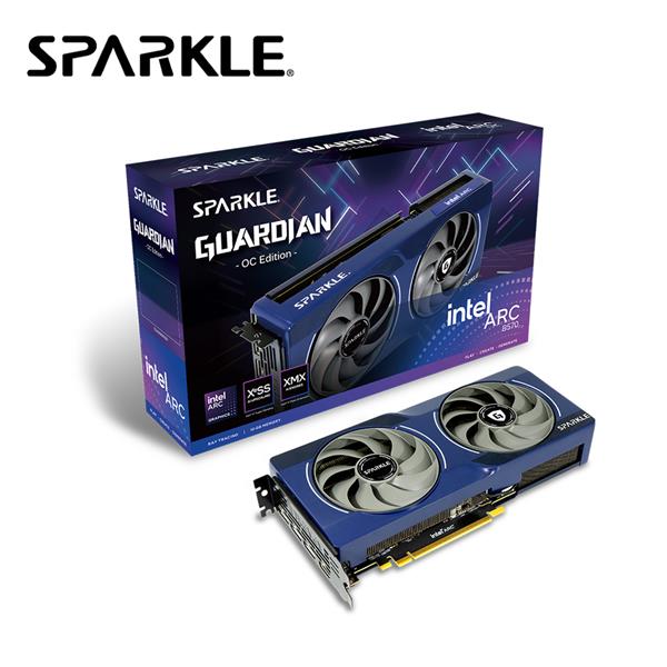 撼與SPARKLE Arc B570 GUARDIAN 10GB OC Intel 顯示卡